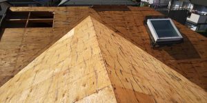 柏市　木造　2階建て　解体工事　スレート屋根　