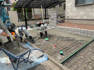 安全パトロール　土間コンクリート　ＲＣ解体　外構工事
